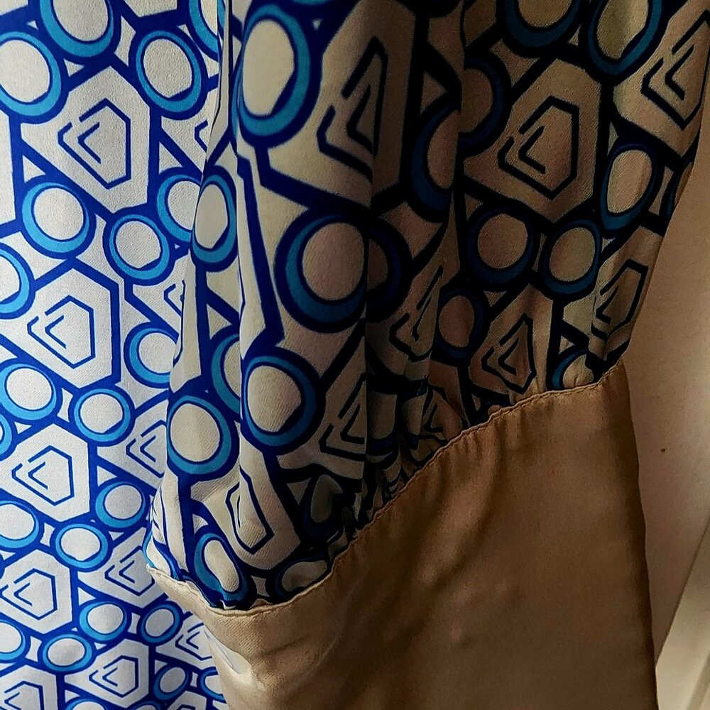Blue office dress - Picture 5 of 6